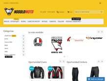 Tablet Screenshot of nosolomoto.com